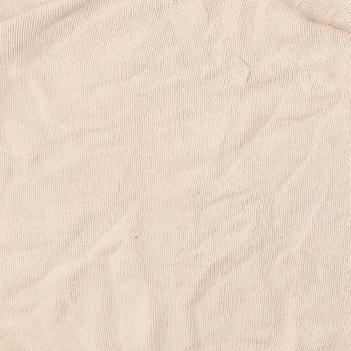 Marks and Spencer Womens Pink Round Neck  Cotton Pullover Jumper Size 14