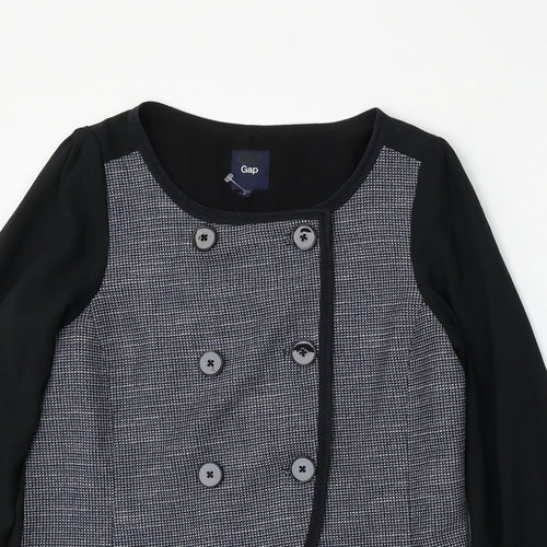 Gap Womens Black   Jacket  Size S  Button