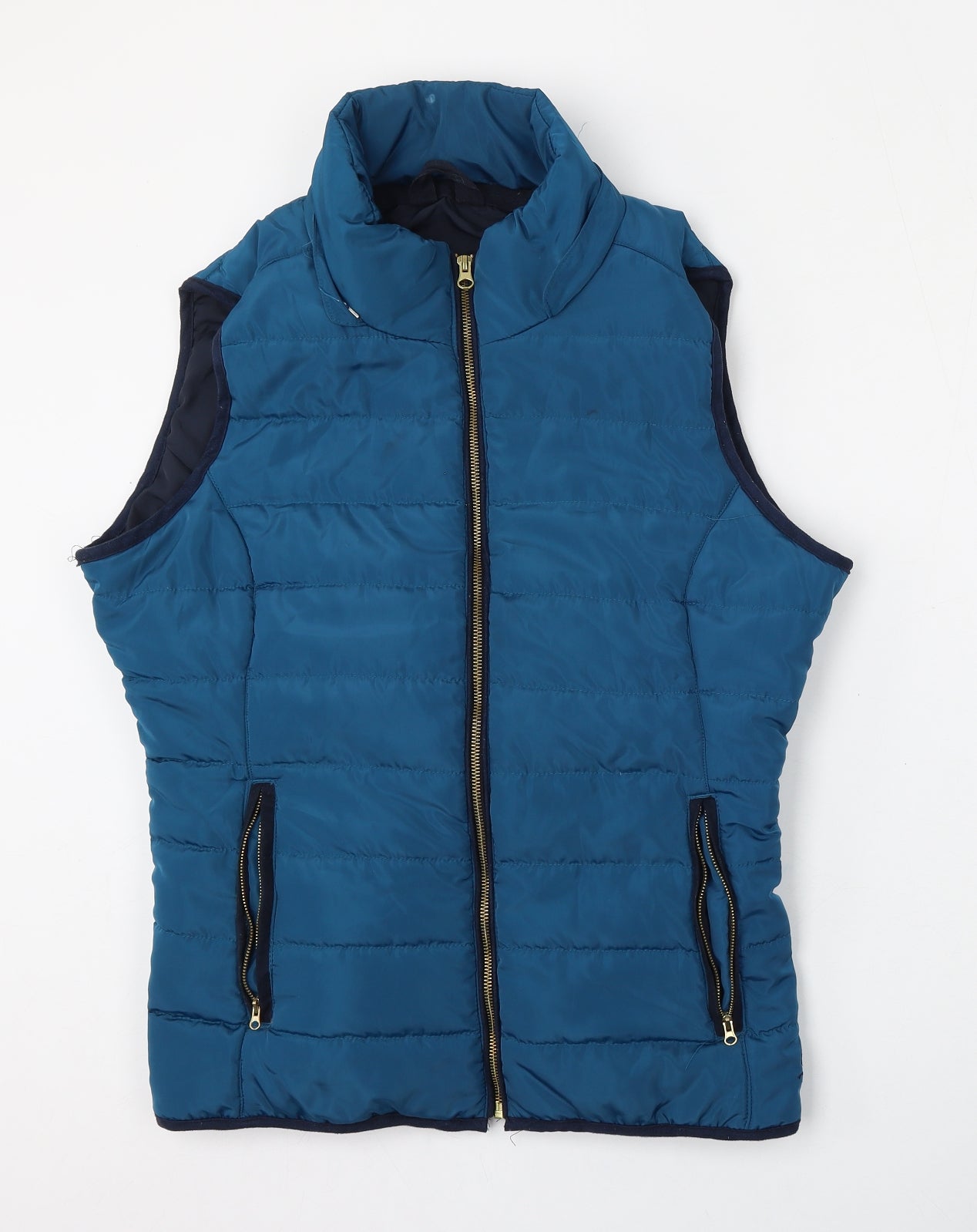 Equestrian Womens Blue   Gilet Jacket Size 16  Zip