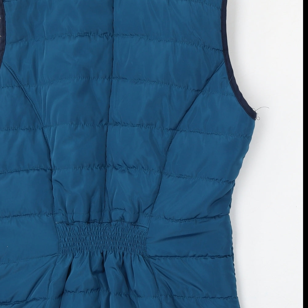 Equestrian Womens Blue   Gilet Jacket Size 16  Zip