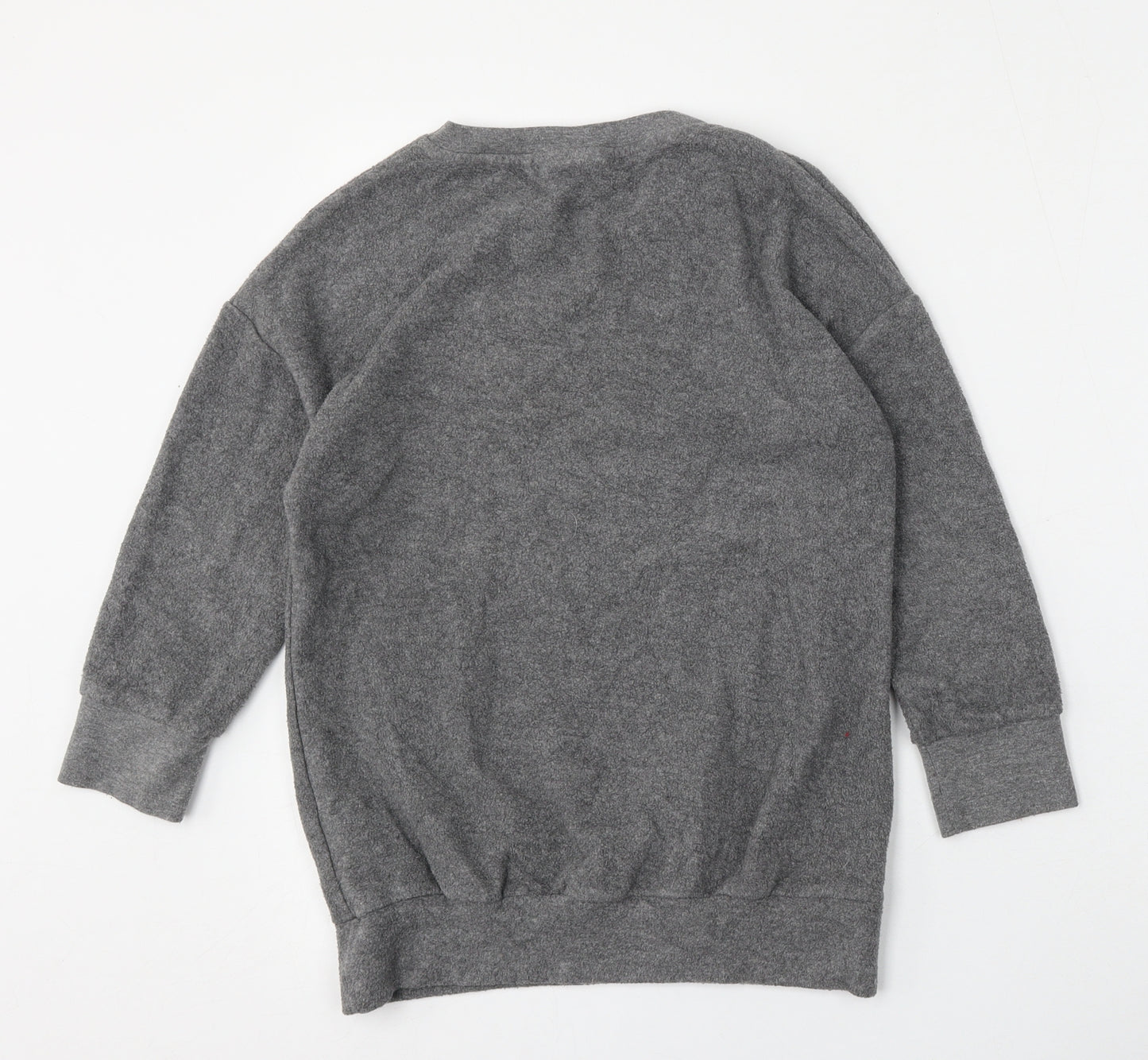 NEXT Girls Grey  Polyester Pullover Sweatshirt Size 9 Years