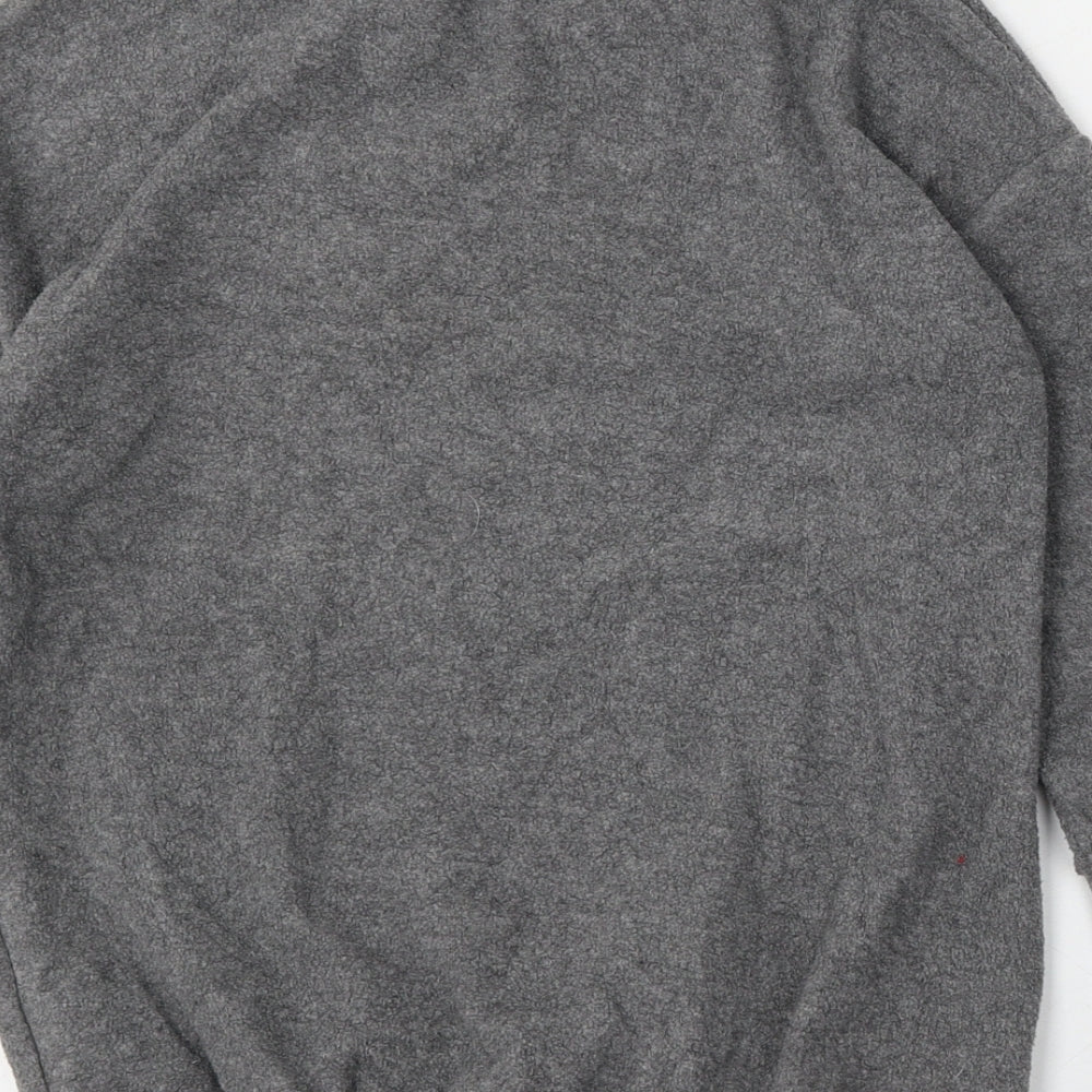 NEXT Girls Grey  Polyester Pullover Sweatshirt Size 9 Years