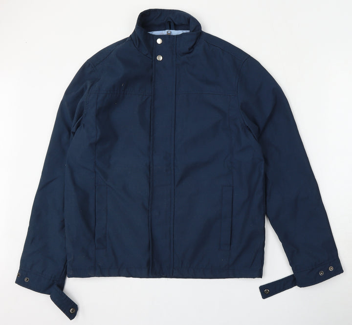 Hutson Harbour Mens Blue Jacket Size S Button