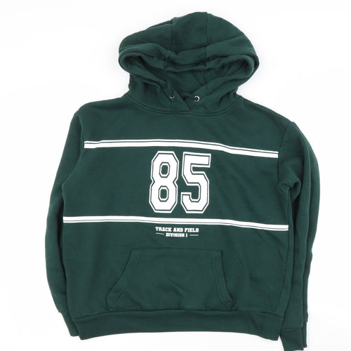 Primark Womens Green  Polyester Pullover Hoodie Size XS   - Eighty Five