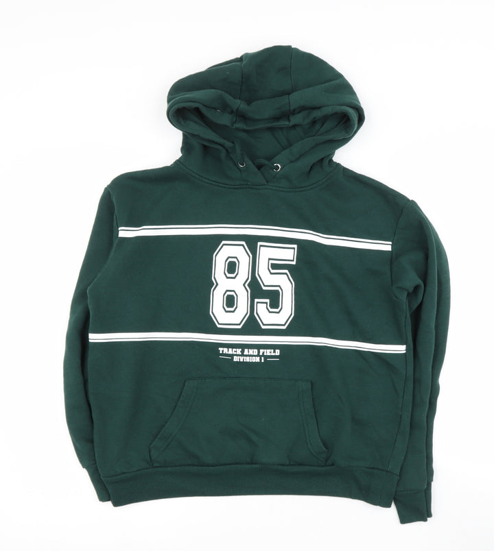 Primark Womens Green  Polyester Pullover Hoodie Size XS   - Eighty Five
