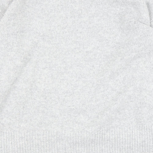 george  Womens Grey Round Neck  Polyester Pullover Jumper Size M