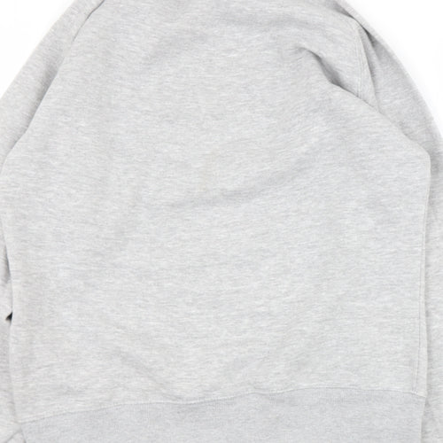 Preworn Womens Grey  Polyester Blend Pullover Sweatshirt Size 12   - Santa
