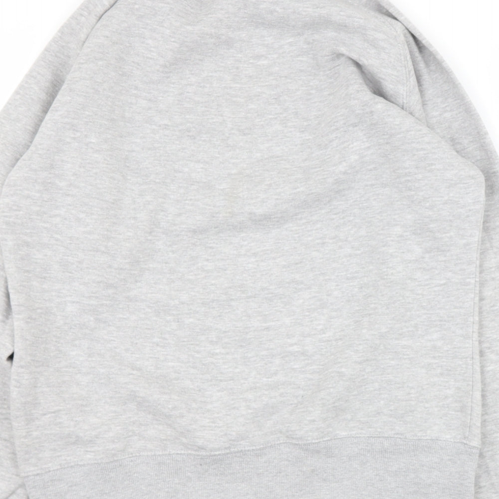 Preworn Womens Grey  Polyester Blend Pullover Sweatshirt Size 12   - Santa