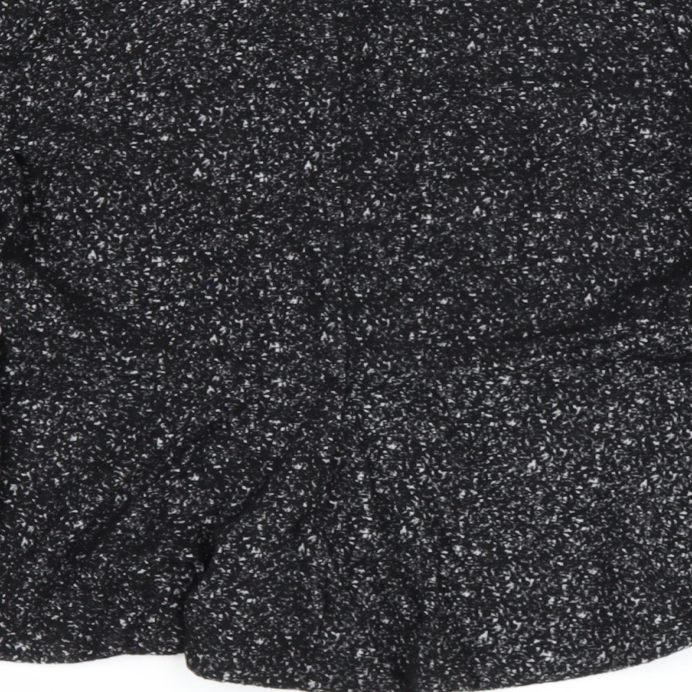 H&M Womens Black Round Neck  Polyester Pullover Jumper Size M
