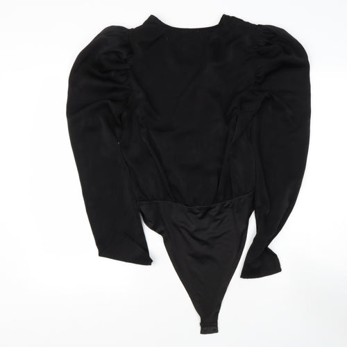 Tobi Womens Black  Polyester Bodysuit Outfit/Set Size L