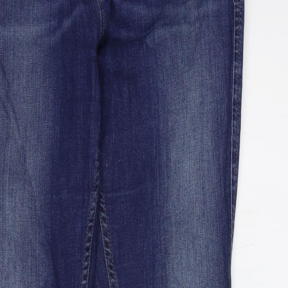 Tommy Hilfiger Mens Blue  Cotton Skinny Jeans Size 34 in L32 in Regular Button