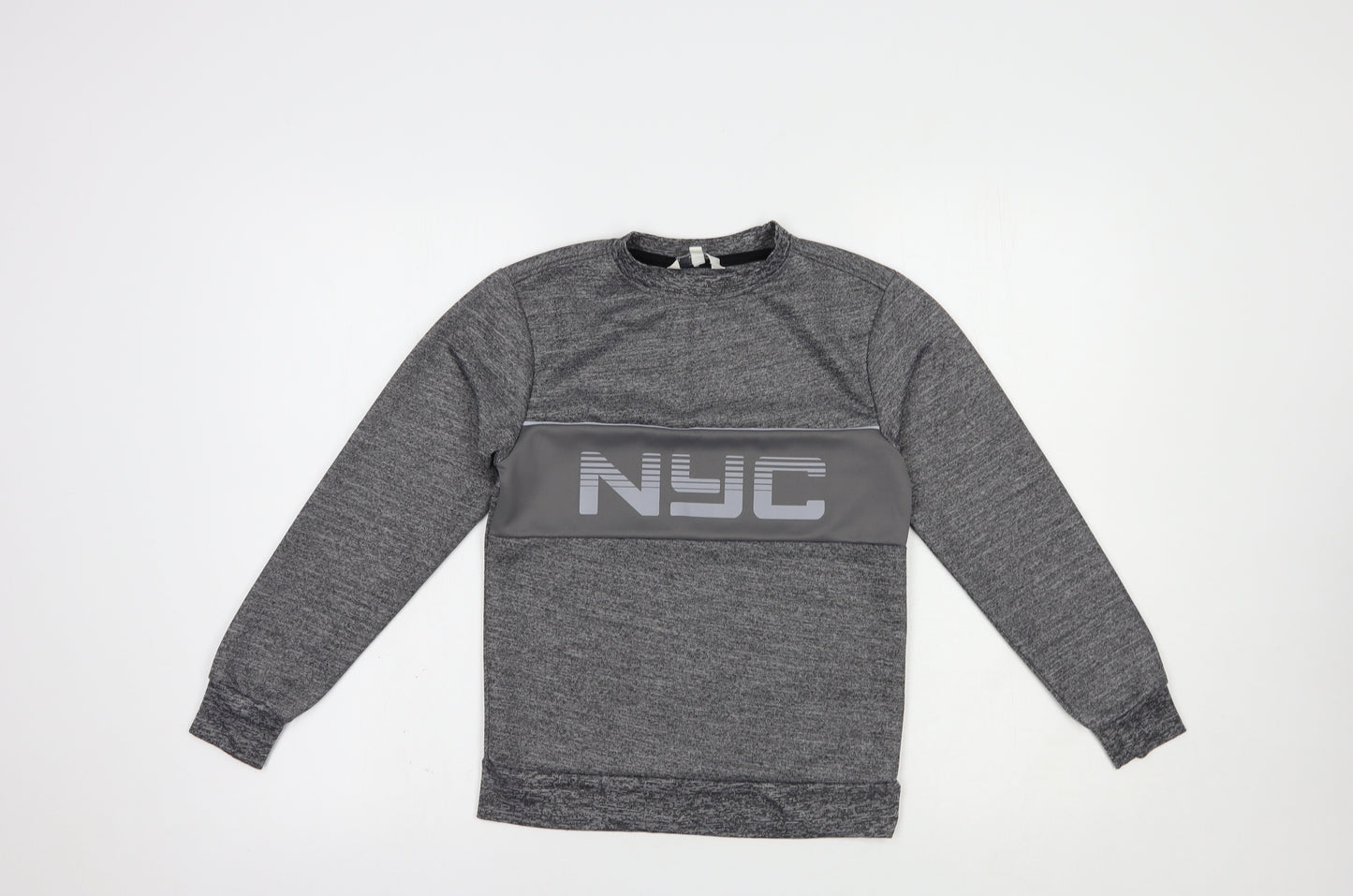 Urban Outlaws Boys Grey  Polyester Pullover Sweatshirt Size 9-10 Years  Pullover - NYC