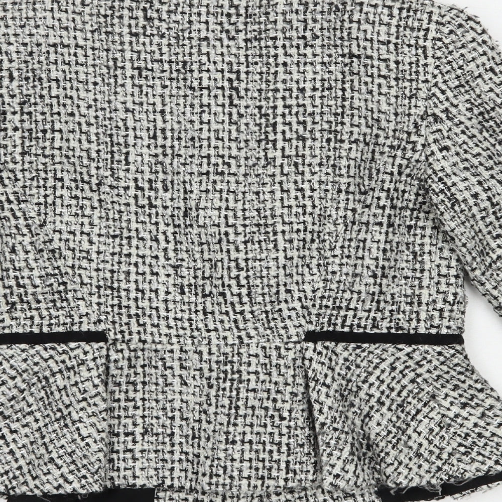 Marks and Spencer Womens Grey   Jacket Blazer Size 6  Button