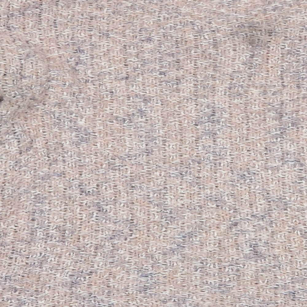 M & Co Womens Pink Crew Neck  Polyester Pullover Jumper Size 10