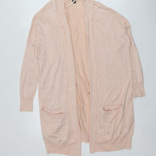 Atmosphere Womens Pink V-Neck  Viscose Cardigan Jumper Size 12