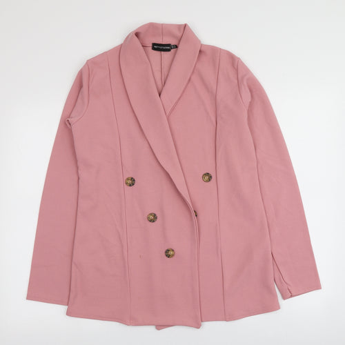 PRETTYLITTELTHING Womens Pink   Jacket  Size 10