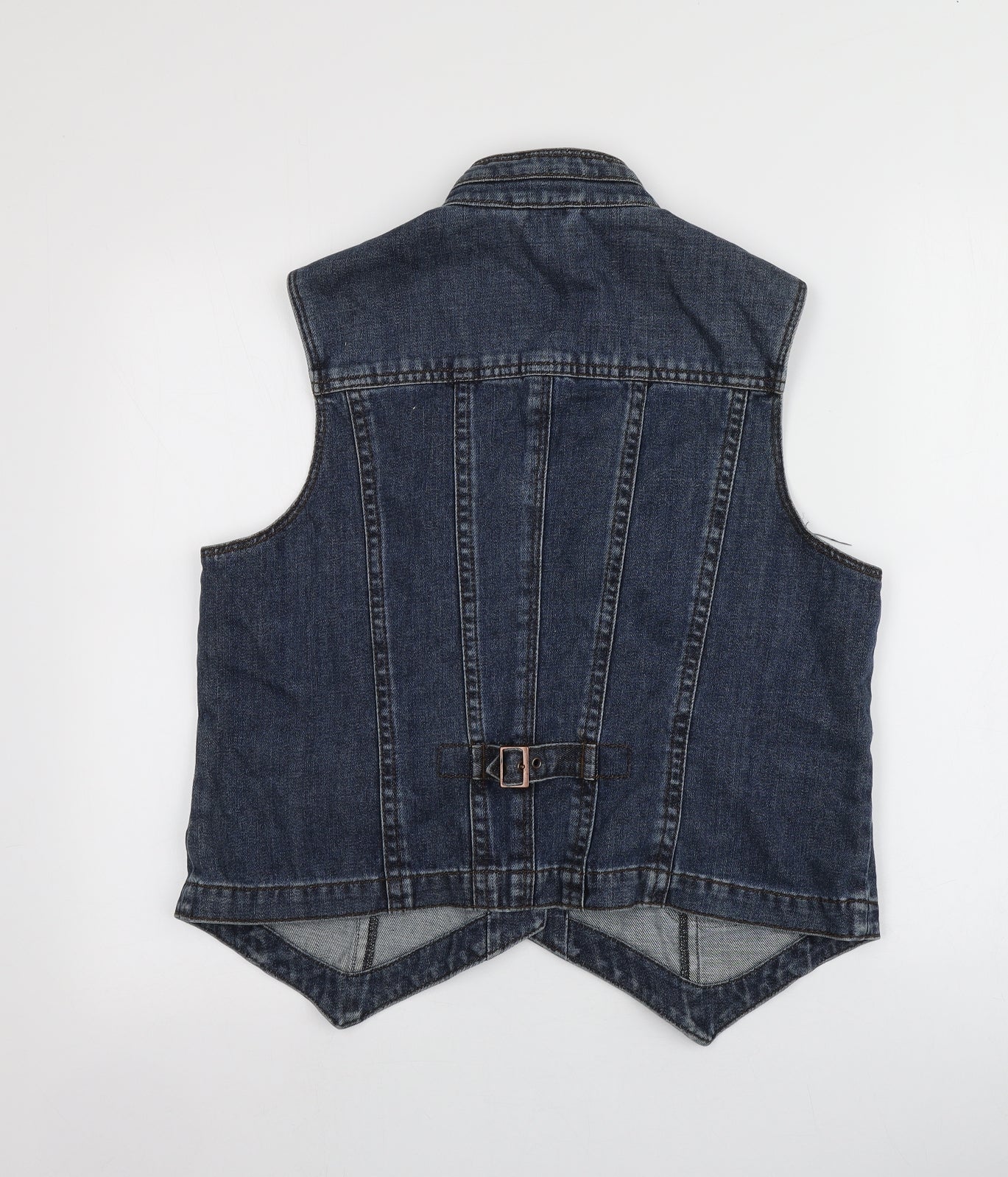M&S Womens Blue   Gilet Jacket Size 18