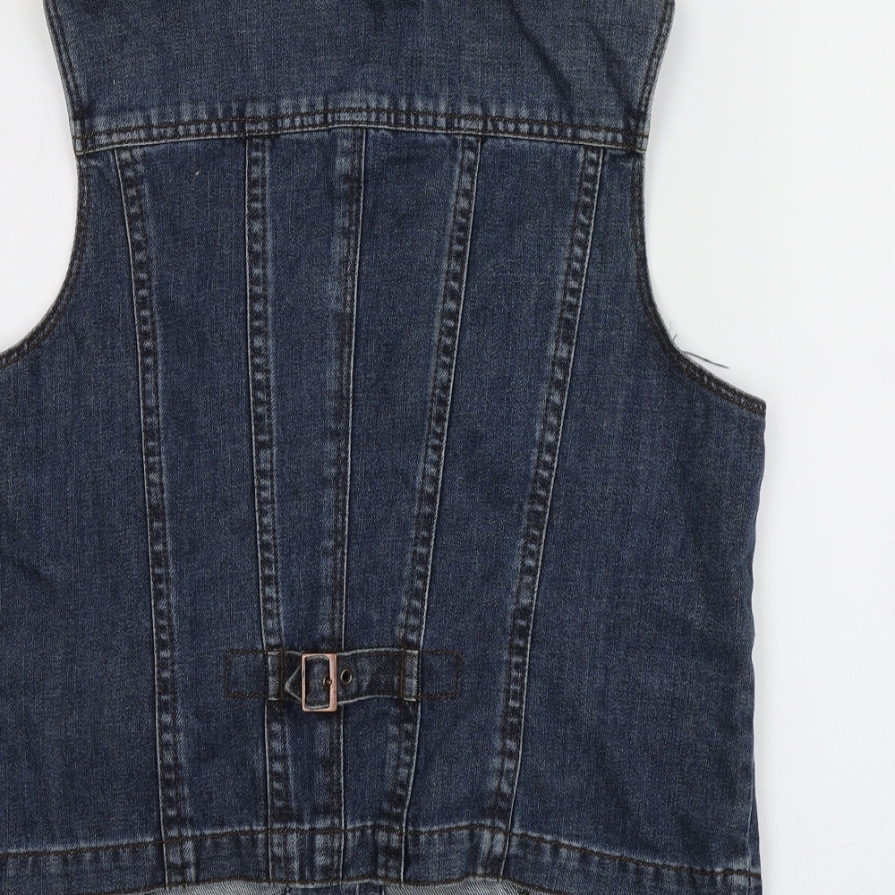 M&S Womens Blue   Gilet Jacket Size 18