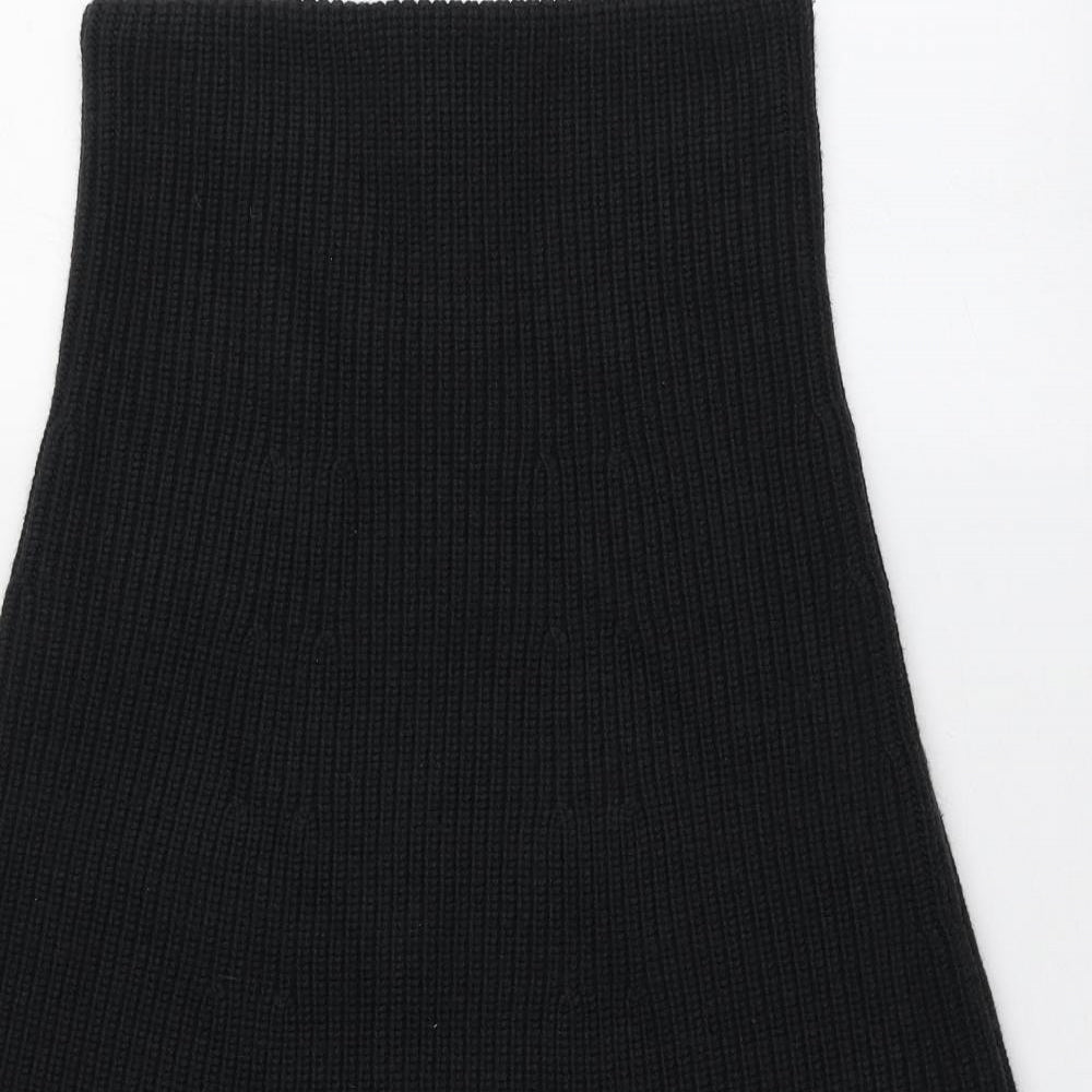 COS Womens Black  Wool A-Line Skirt Size XS