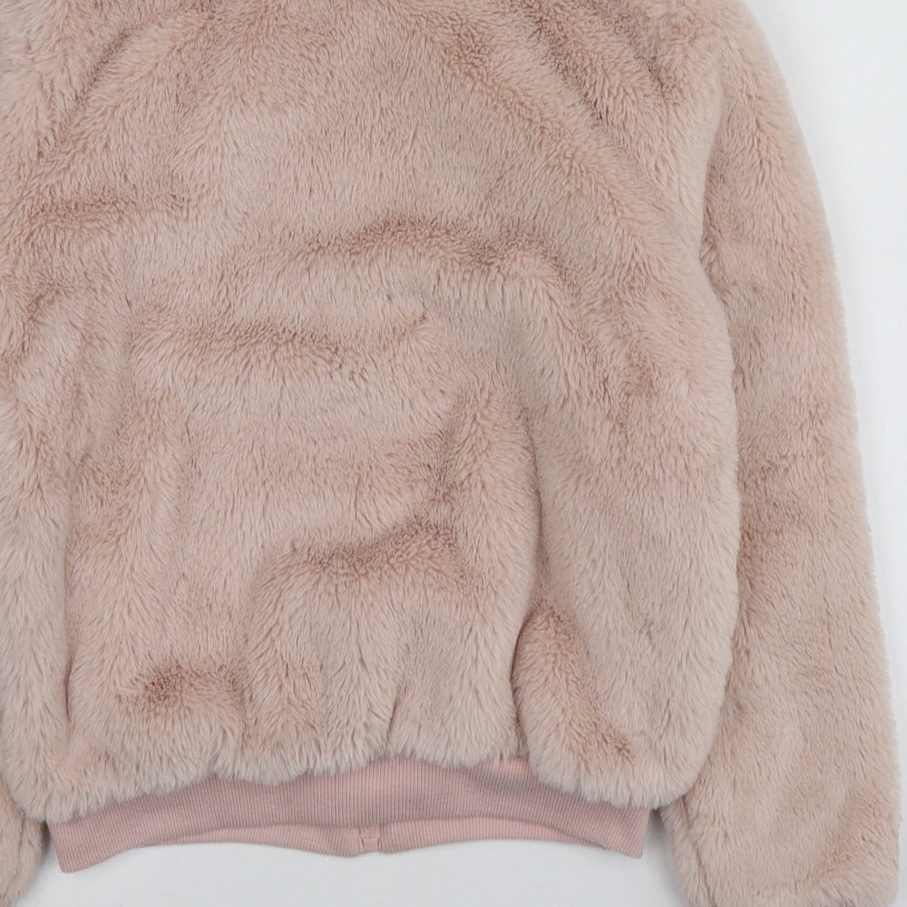 Fluid Girls Pink   Bomber Jacket Jacket Size 11-12 Years