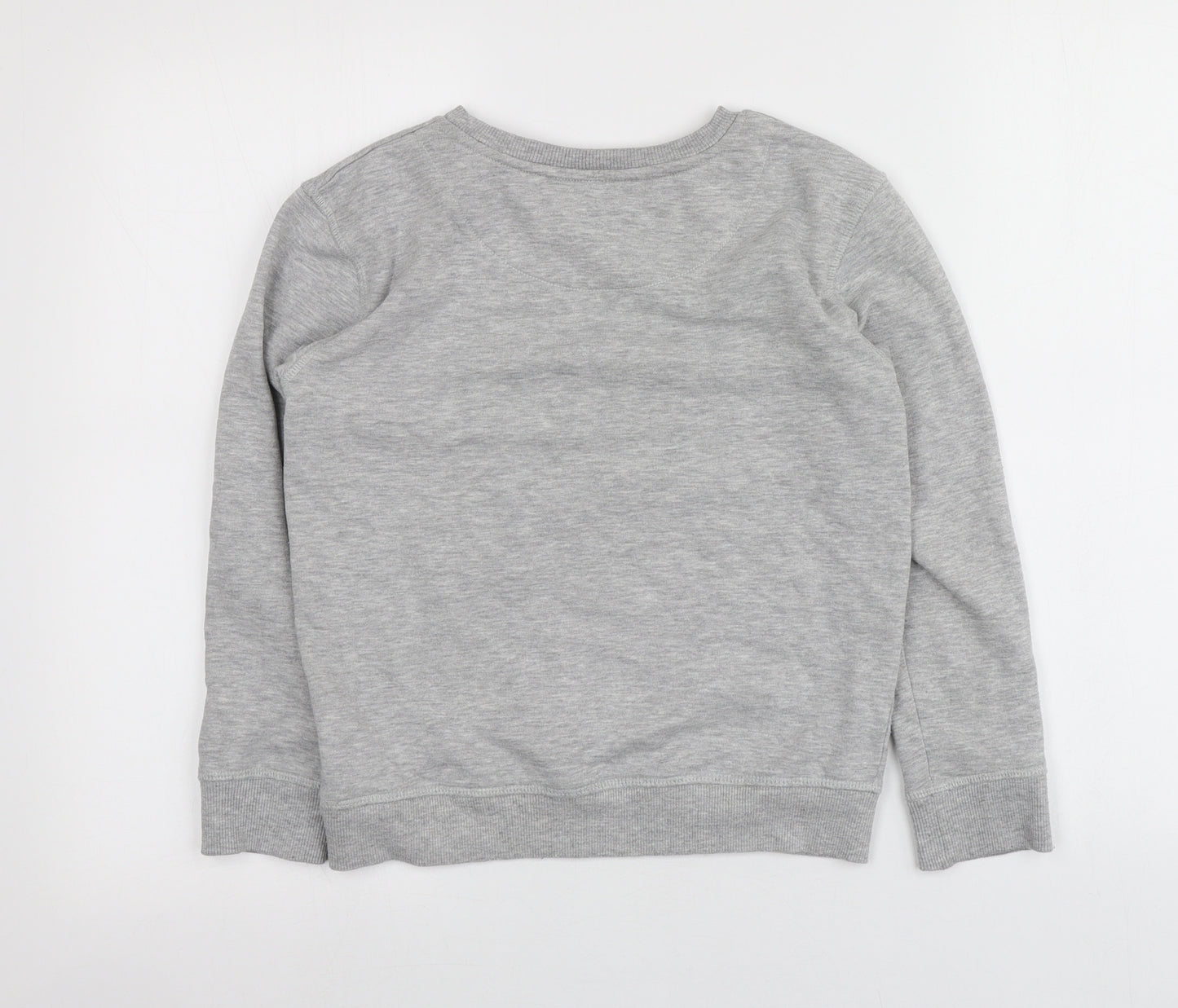 John Lewis Boys Grey Geometric Cotton Pullover Sweatshirt Size 10 Years   - Natural History Museum