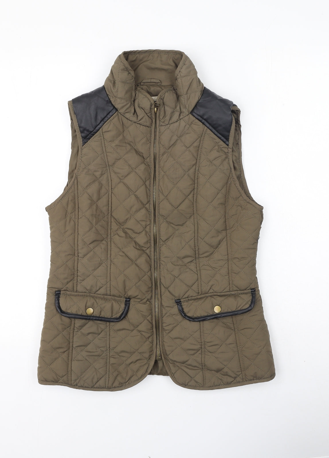 Primark  Womens Brown   Gilet Coatigan Size 12