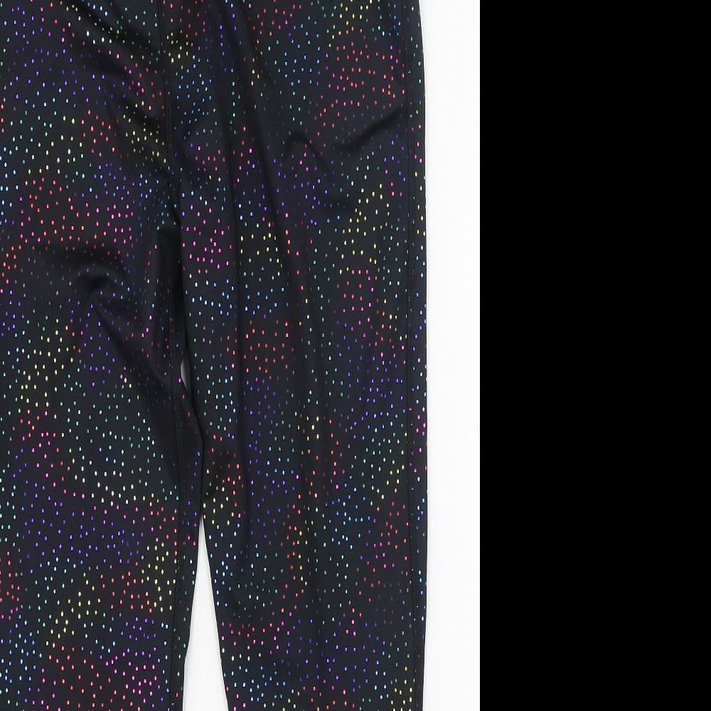 TU Womens Multicoloured  Polyester Pedal Pusher Leggings Size 14 L25 in Regular