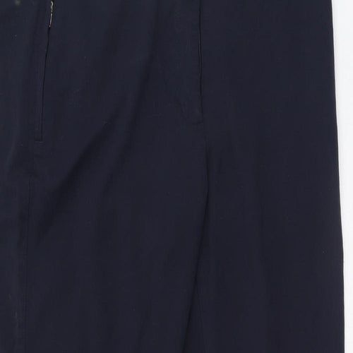 Marks and Spencer Womens Blue  Viscose Trousers  Size 18 L31 in Regular