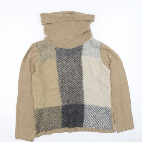 Olsen Womens Beige   Polyester Pullover Jumper Size 12