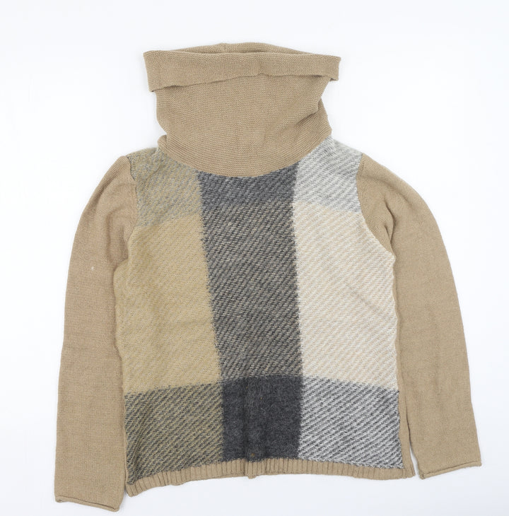 Olsen Womens Beige   Polyester Pullover Jumper Size 12