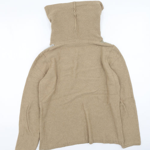 Olsen Womens Beige   Polyester Pullover Jumper Size 12