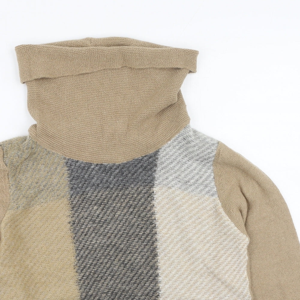 Olsen Womens Beige   Polyester Pullover Jumper Size 12