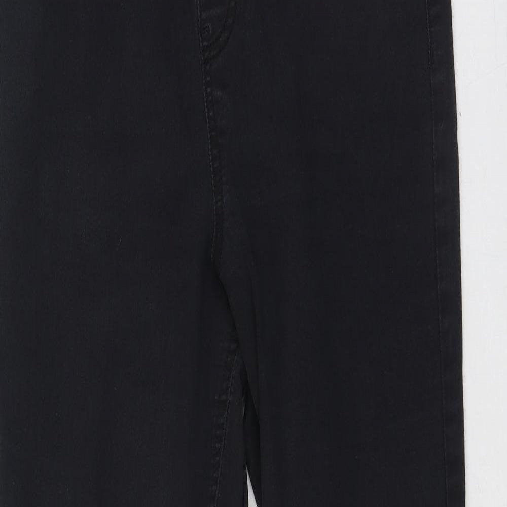F&F Womens Black  Cotton Jegging Jeans Size 12 L28 in Regular