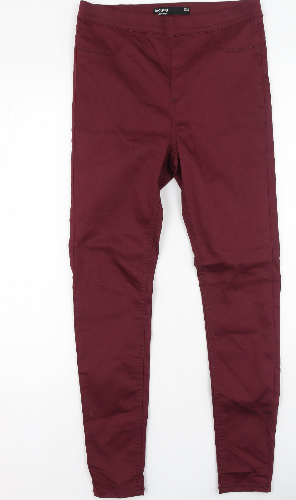 Dunnes Stores Womens Purple  Polyester Jegging Leggings Size 10 L27 in