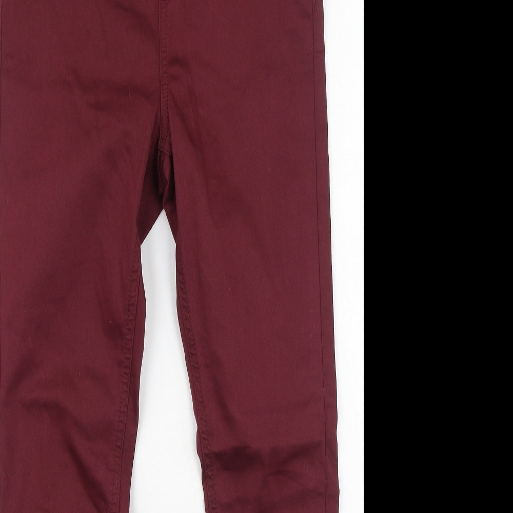 Dunnes Stores Womens Purple  Polyester Jegging Leggings Size 10 L27 in