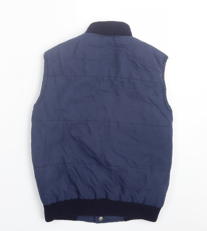 Gilo Boys Blue Gilet Jacket Size 10-11 Years Zip