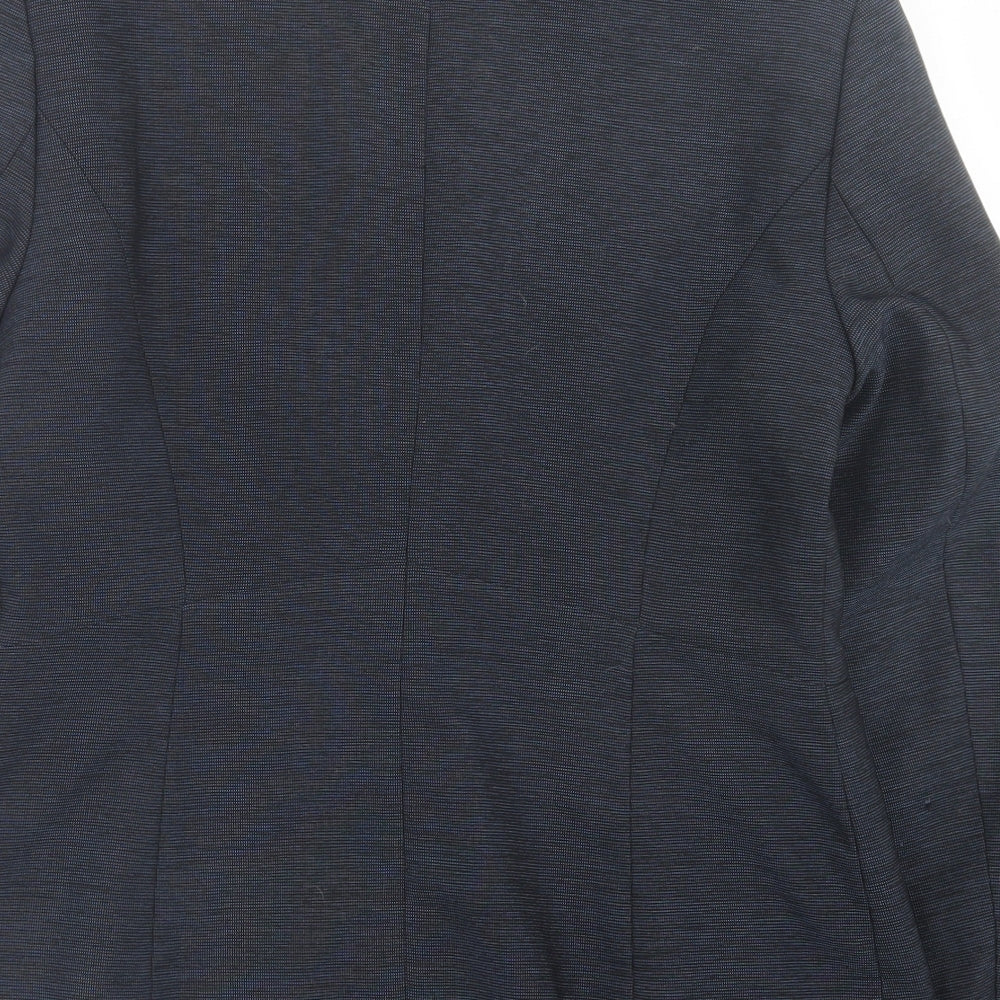 New Look Womens Blue   Jacket Blazer Size 12  Button