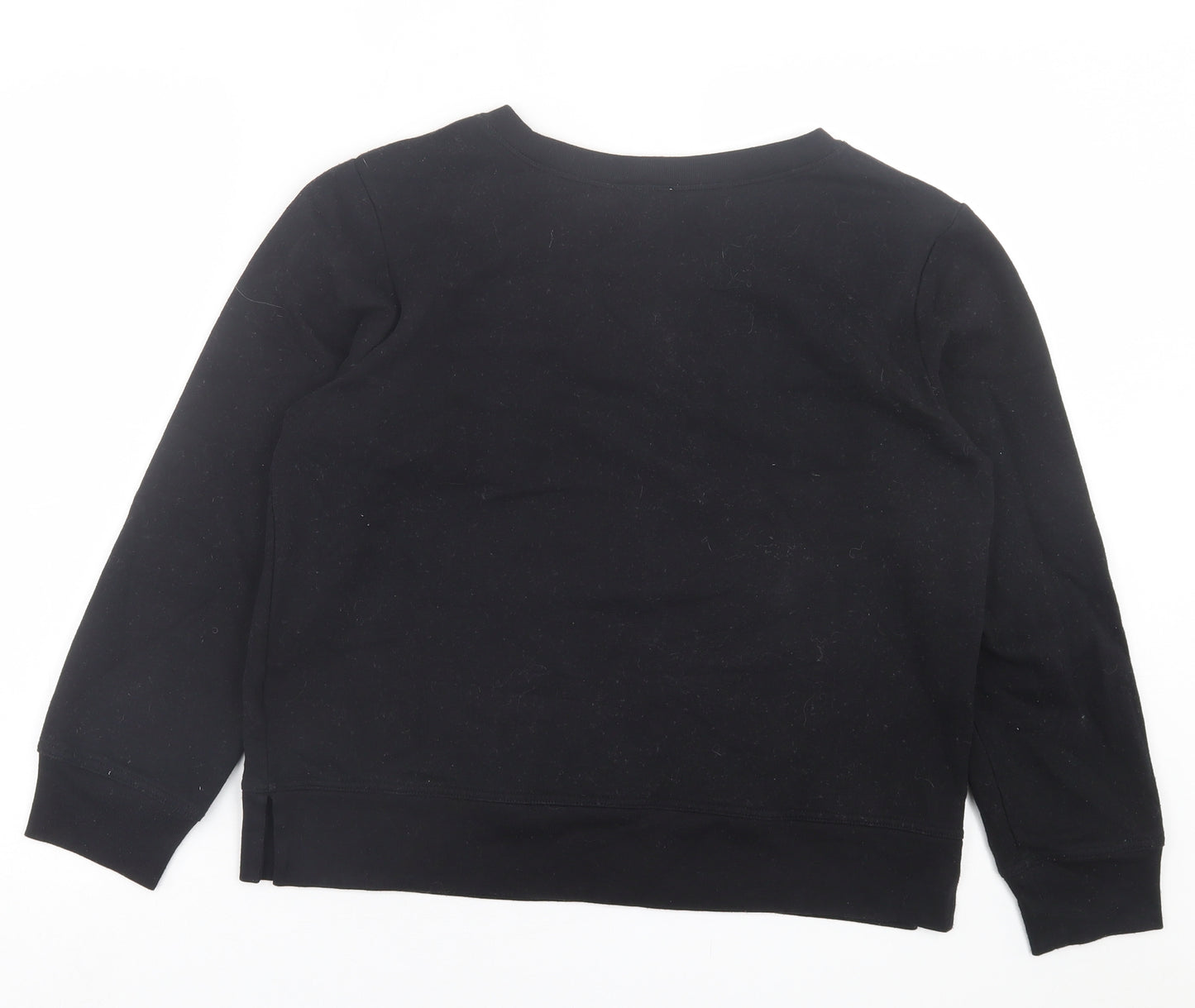Gap Womens Black  Cotton Pullover Sweatshirt Size M  Pullover