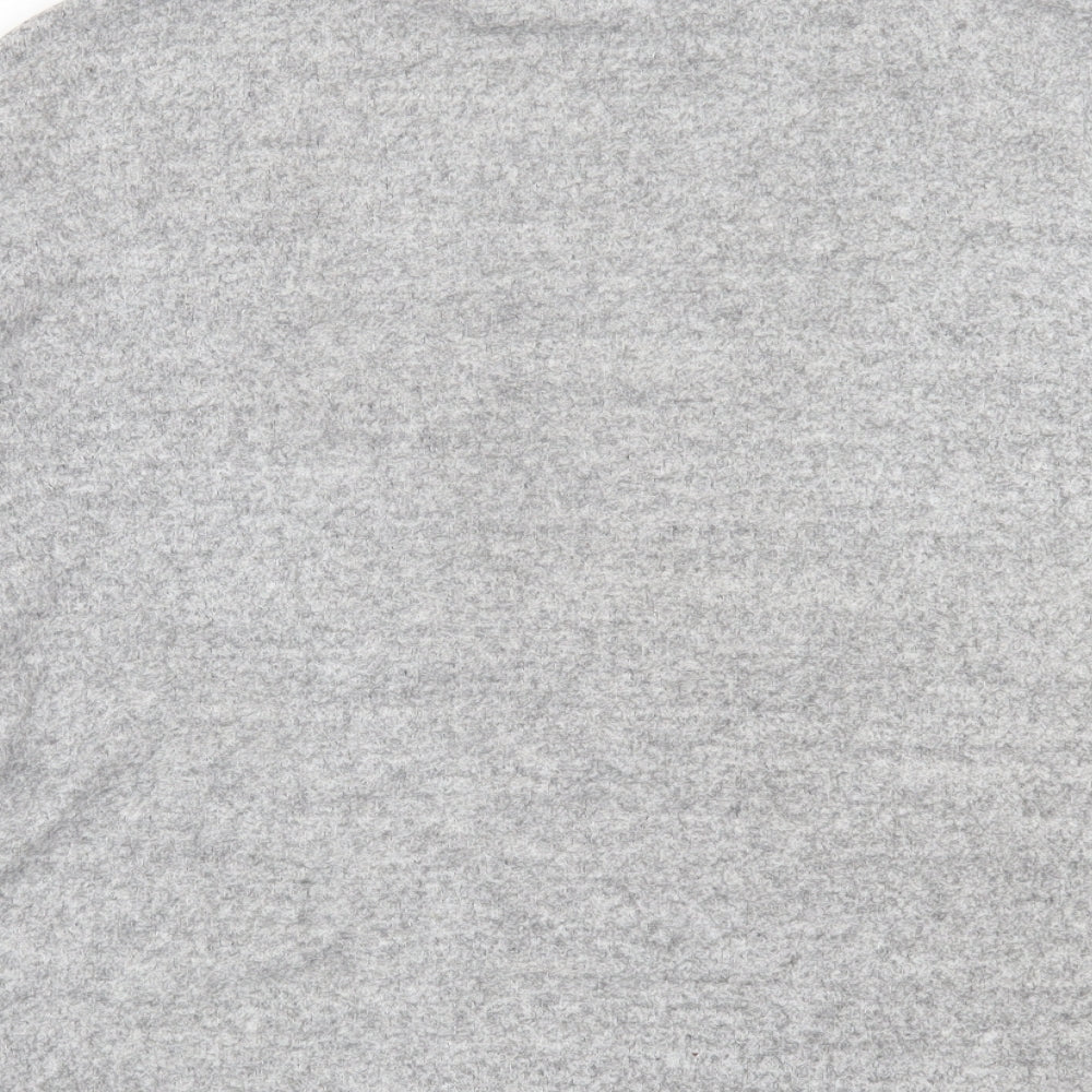 New Look Womens Grey High Neck  Viscose Pullover Jumper Size M