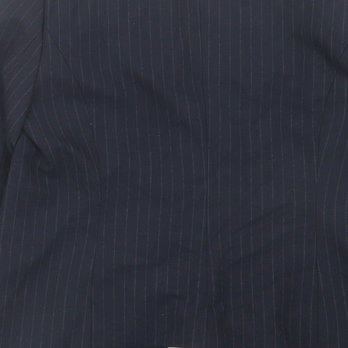 NEXT Womens Blue Striped  Jacket Blazer Size 10