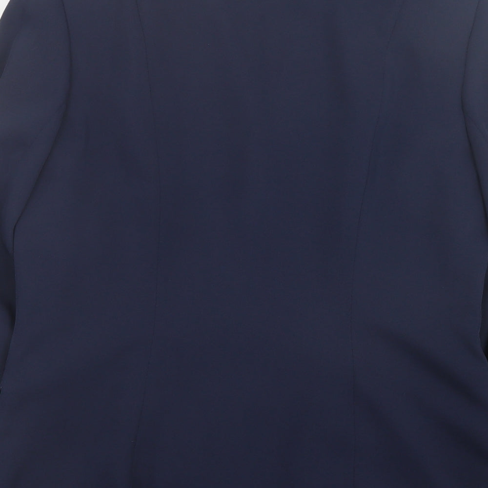 AMARANTO Womens Blue   Jacket Blazer Size 14  Button