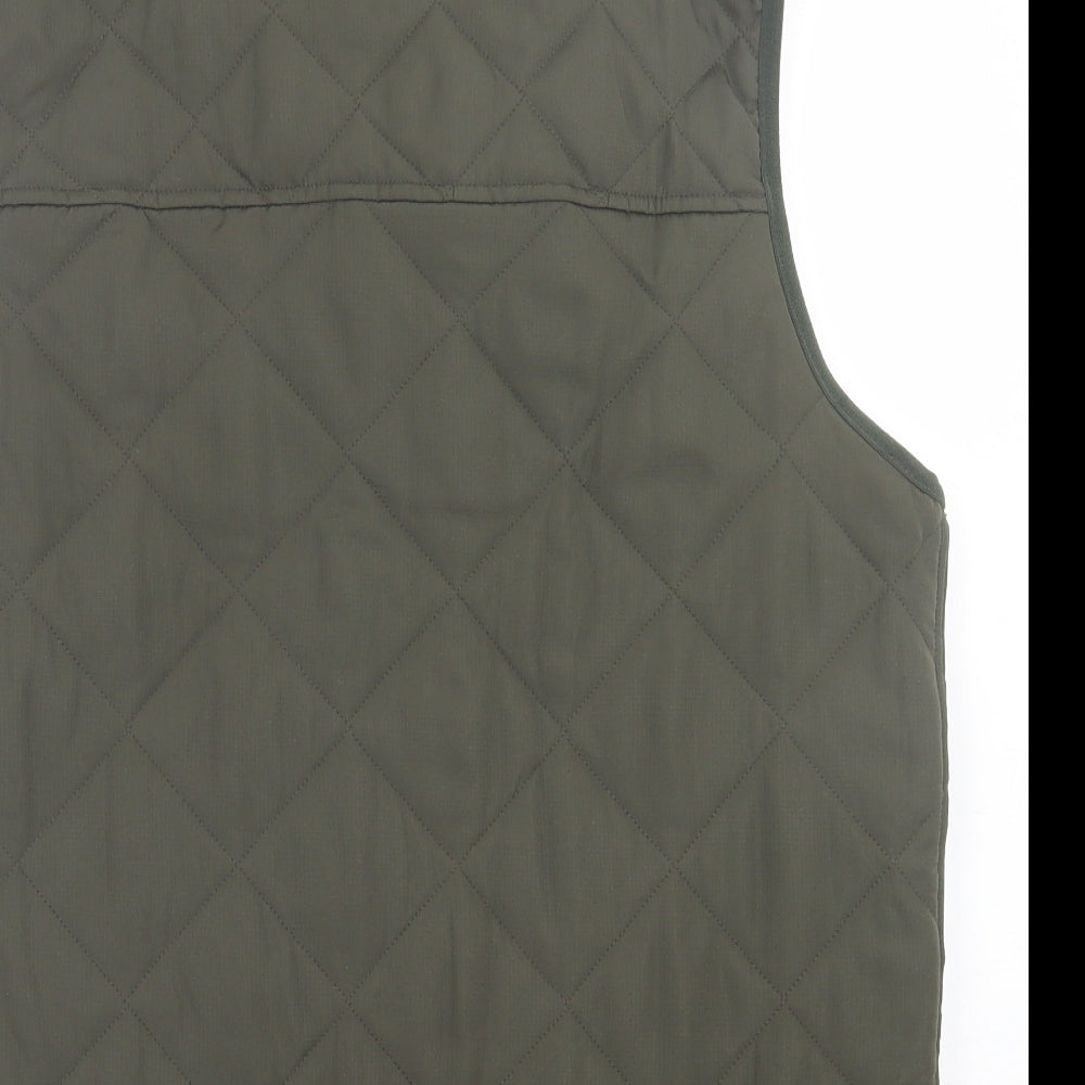 DECATHLON Mens Green   Gilet Jacket Size L  Zip