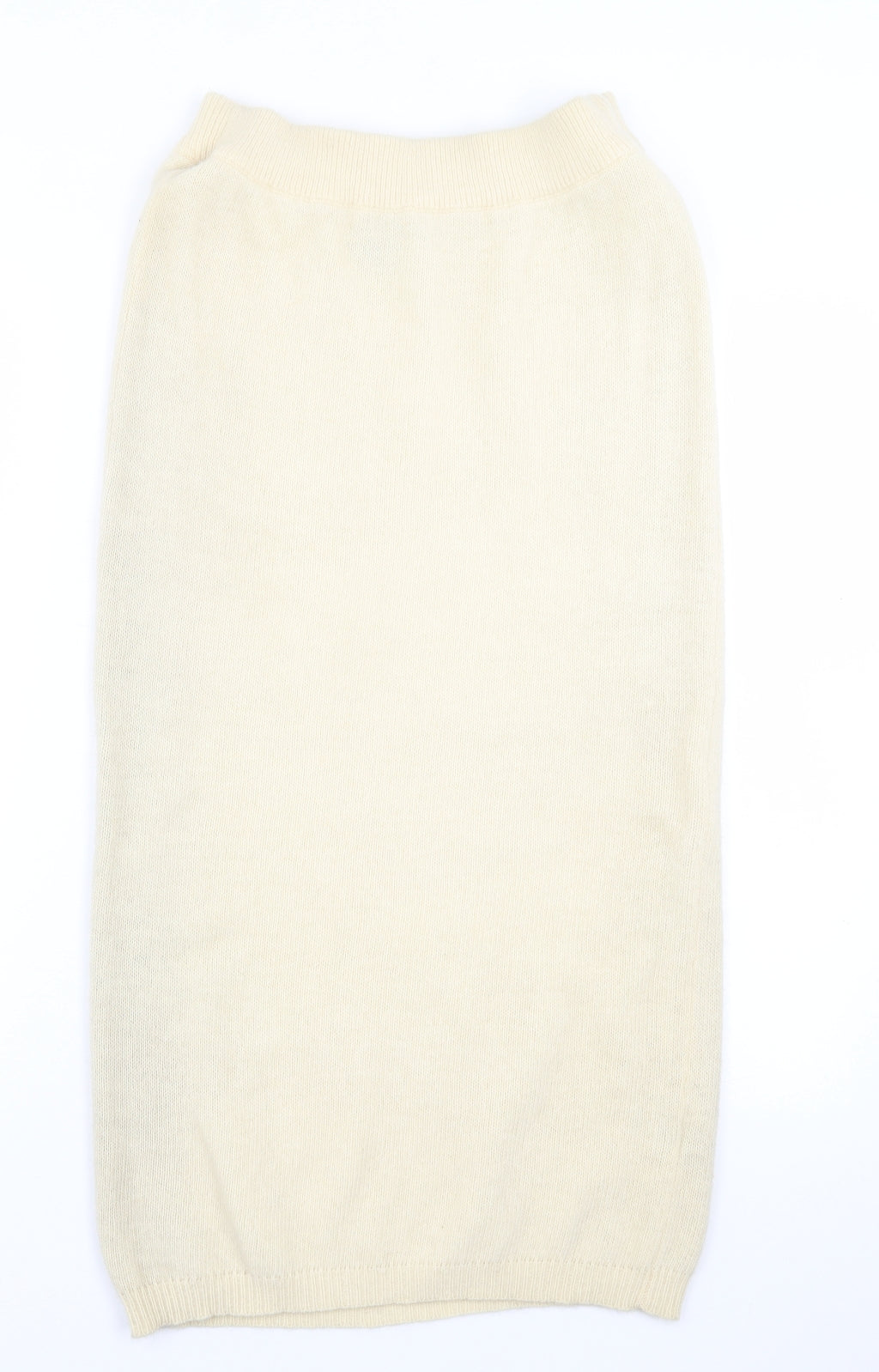 House of Fraser Womens Ivory  Wool A-Line Skirt Size M