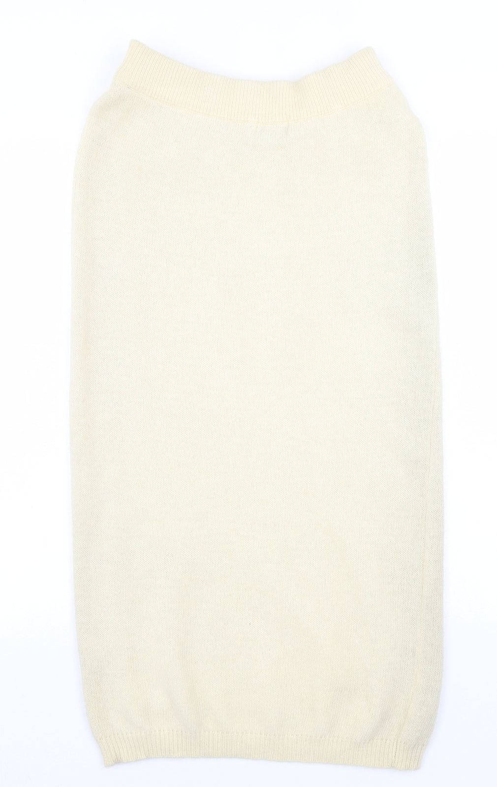 House of Fraser Womens Ivory  Wool A-Line Skirt Size M