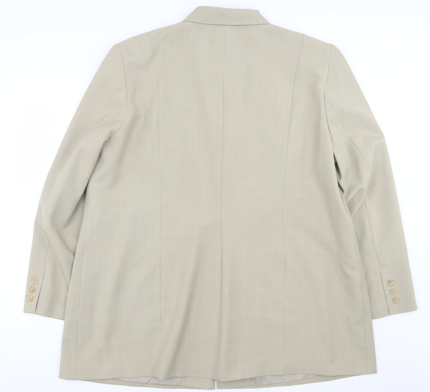 bonmarch Womens Beige   Jacket Blazer Size 22  Button