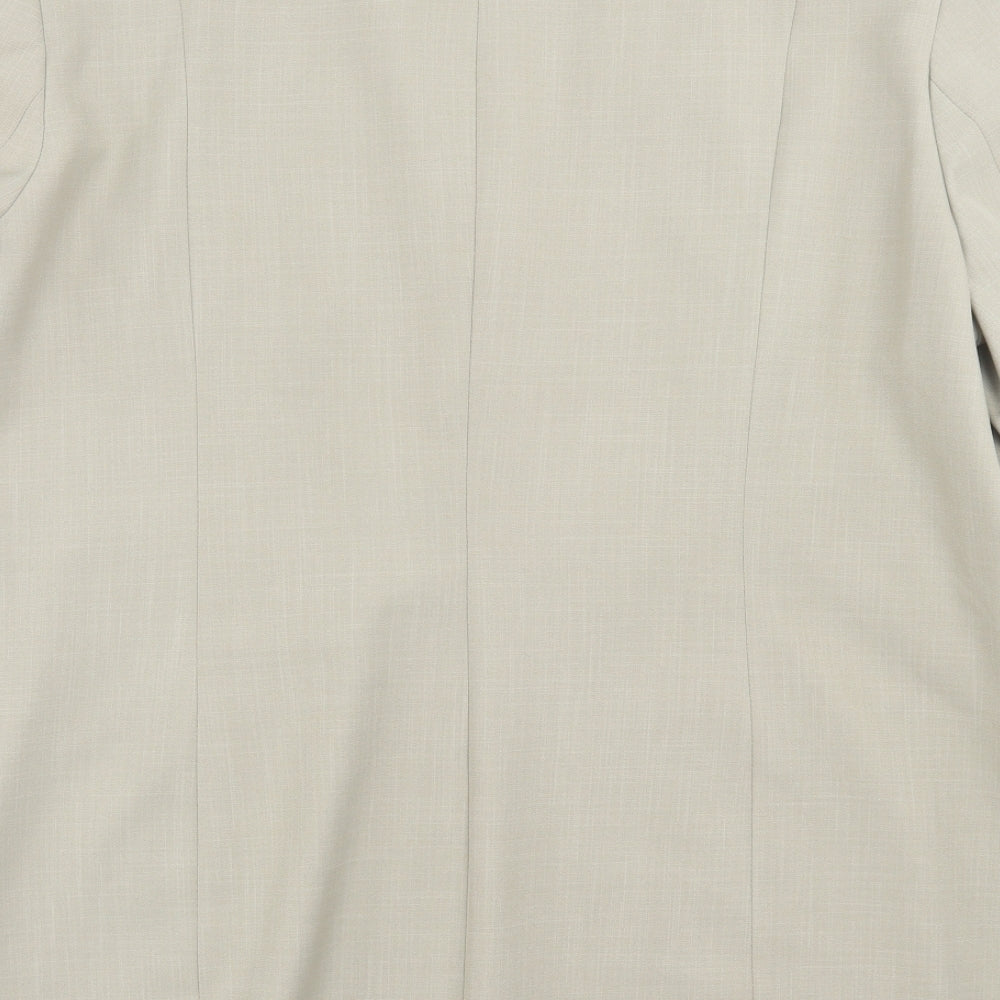 bonmarch Womens Beige   Jacket Blazer Size 22  Button