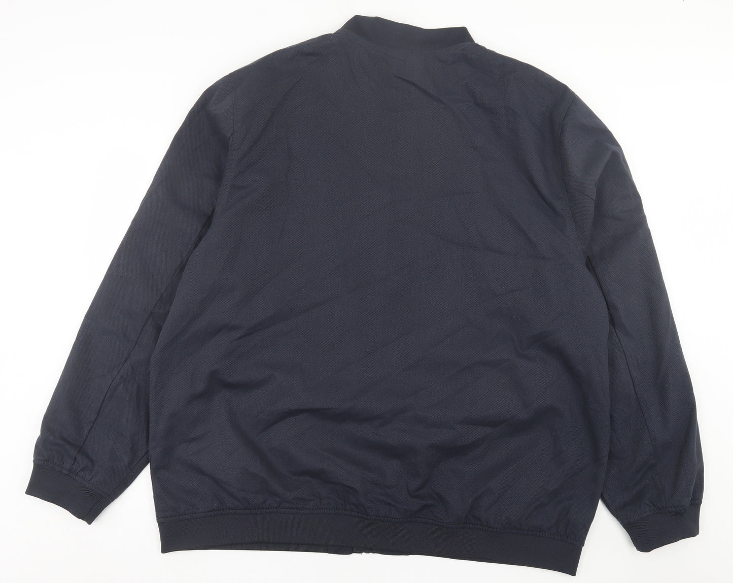 F&F Mens Blue  Cotton Full Zip Sweatshirt Size 3XL
