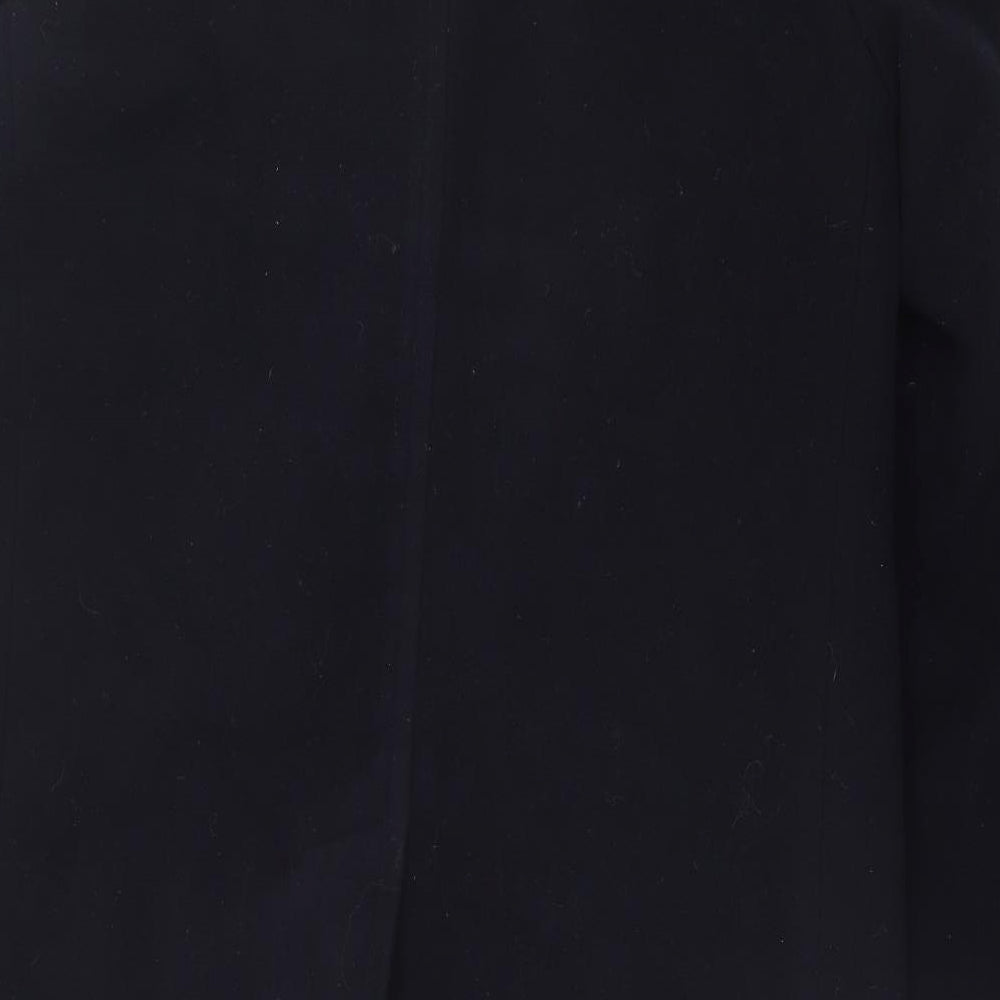 Marks and Spencer Mens Blue   Overcoat Coat Size S  Button