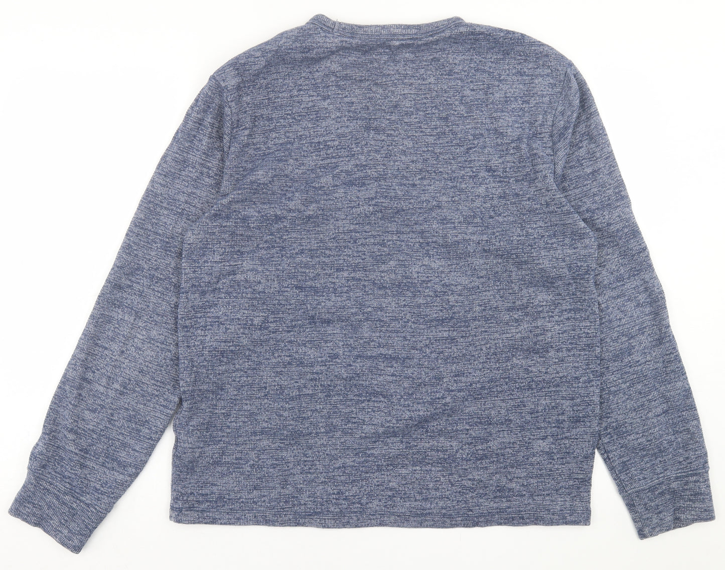 Gap Mens Blue Crew Neck  Cotton Pullover Jumper Size M