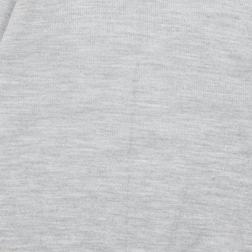 Preworn Womens Grey Crew Neck  Acrylic Pullover Jumper Size S